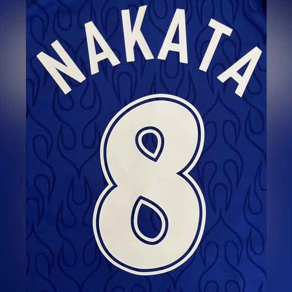 Nakata #8 Retro Japan jersey home blue S-XL soccer football 1998 - Picture 2 of 4